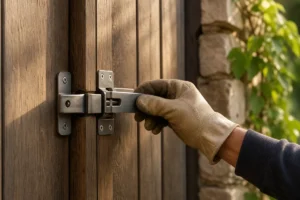 bloquer une porte de l'exterieur