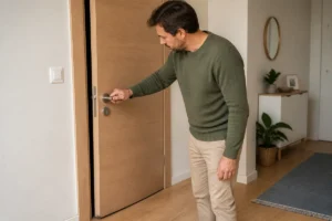 serrure bloquée intérieur