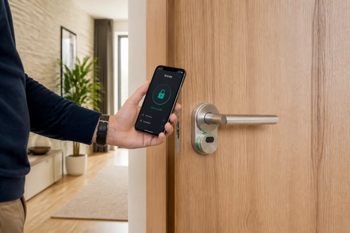 serrure porte intérieure sans clé