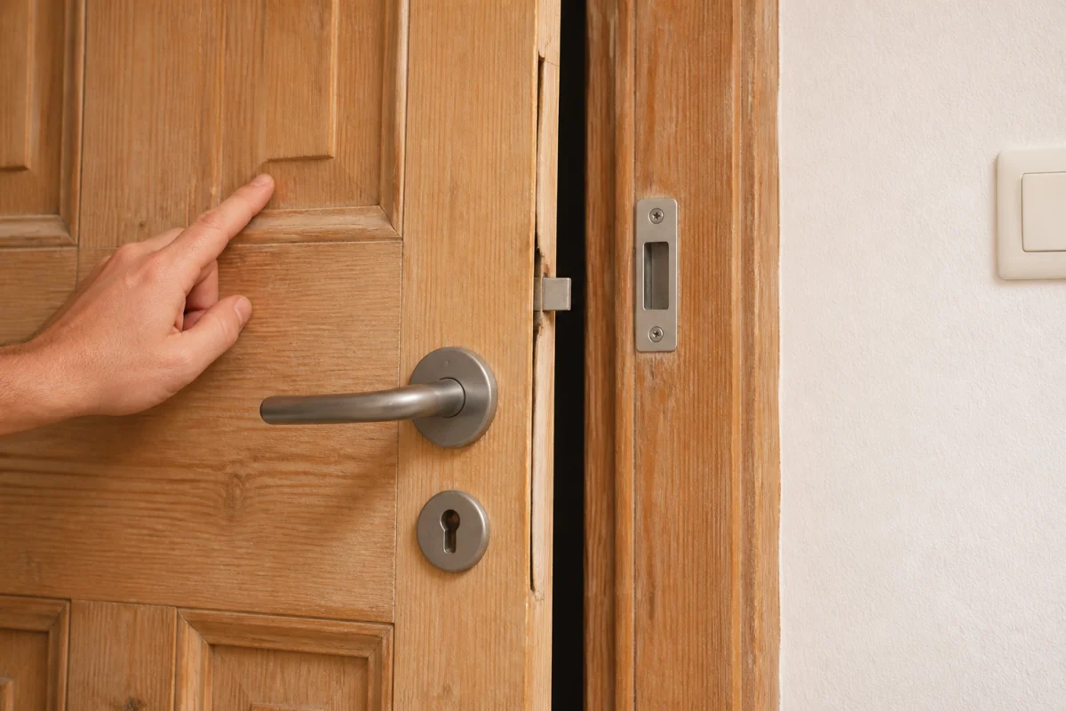 Porte qui ne ferme plus comment réagir et trouver la bonne solution
